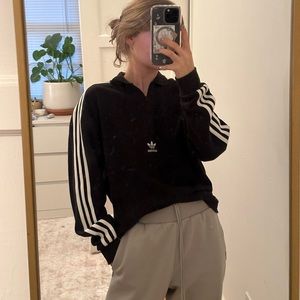 Adidas half zip polo